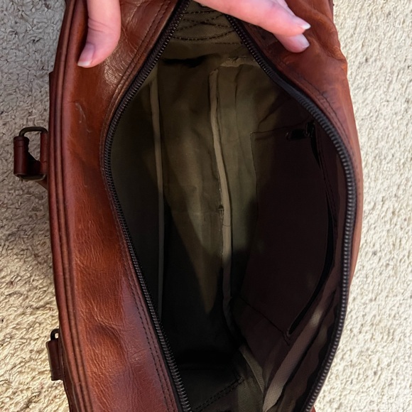 Buffalo Jackson Trading Co. Everett Pilot Leather Briefcase - Picture 8 of 13